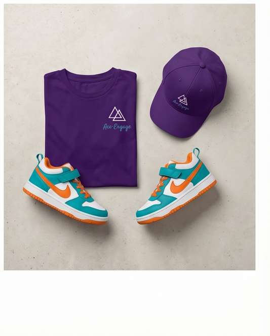 Kids AceEngage #33 Varsity Skate Tee