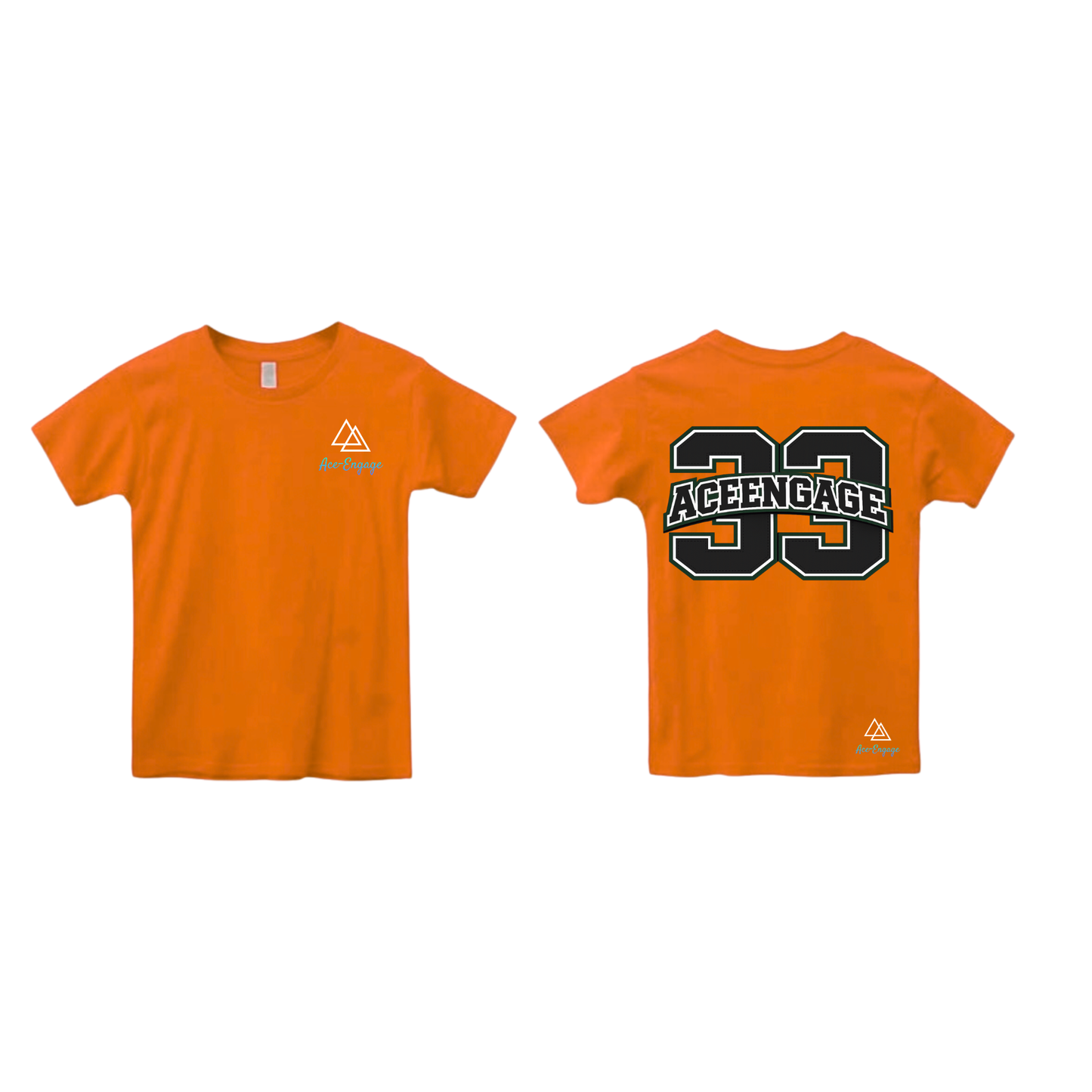 AceEngage The 33 Collection Kids Tee - Orange