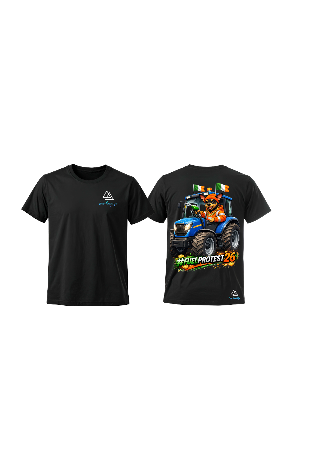 Exclusive ๐ฎ๐ช #FuelProtest 26 Graphic T-Shirt ๐ฅ