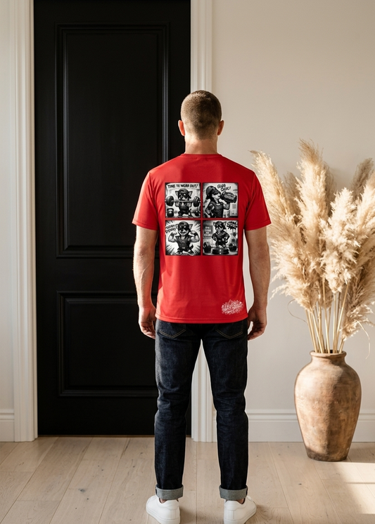 AceEngage - Gym Dog Comic Tee