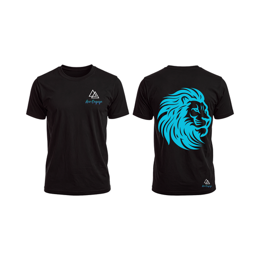 AceEngage Lion Graphic Tshirt- Bold Unisex Streetwear Tee