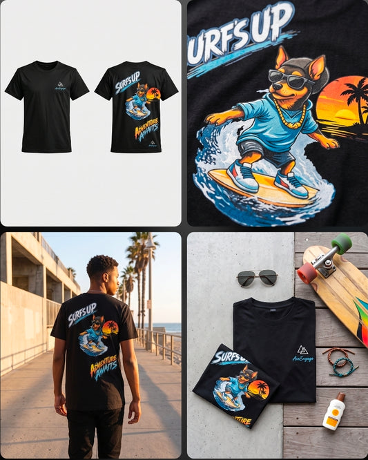 Surf's Up – Adventure Awaits Graphic Tee