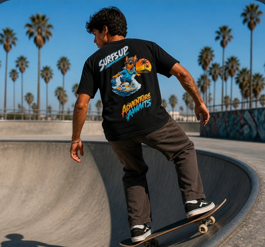 Surf's Up – Adventure Awaits Graphic Tee