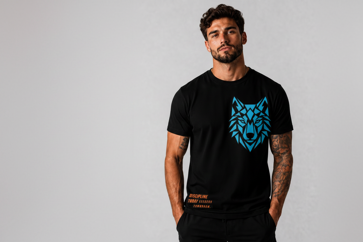 Wolf Tee - Right Chest